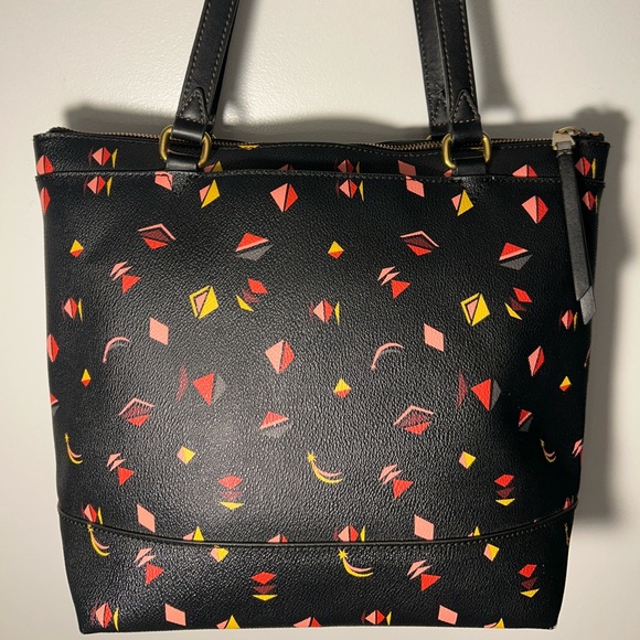 Fossil Multicolored Tote EUC like new - Picture 4 of 12